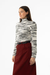 Black Multicolor Sweater