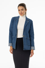 Blue Denim Blazer