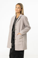 Grey Wool Coat
