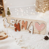 Personalized Puzzle Name Board, Toys for Baby Girls, Baby Boys, Custom Name Puzzle for Toddlers, Custom Baby Keepsake, Baby Shower Gifts