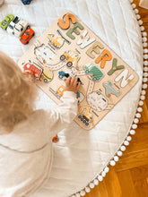 Jungle Theme Nursery, Birthday Gift for Kids, Montessori Puzzle Board, Personalized Baby Gift, Sensory Activity, Wooden Toys for Children