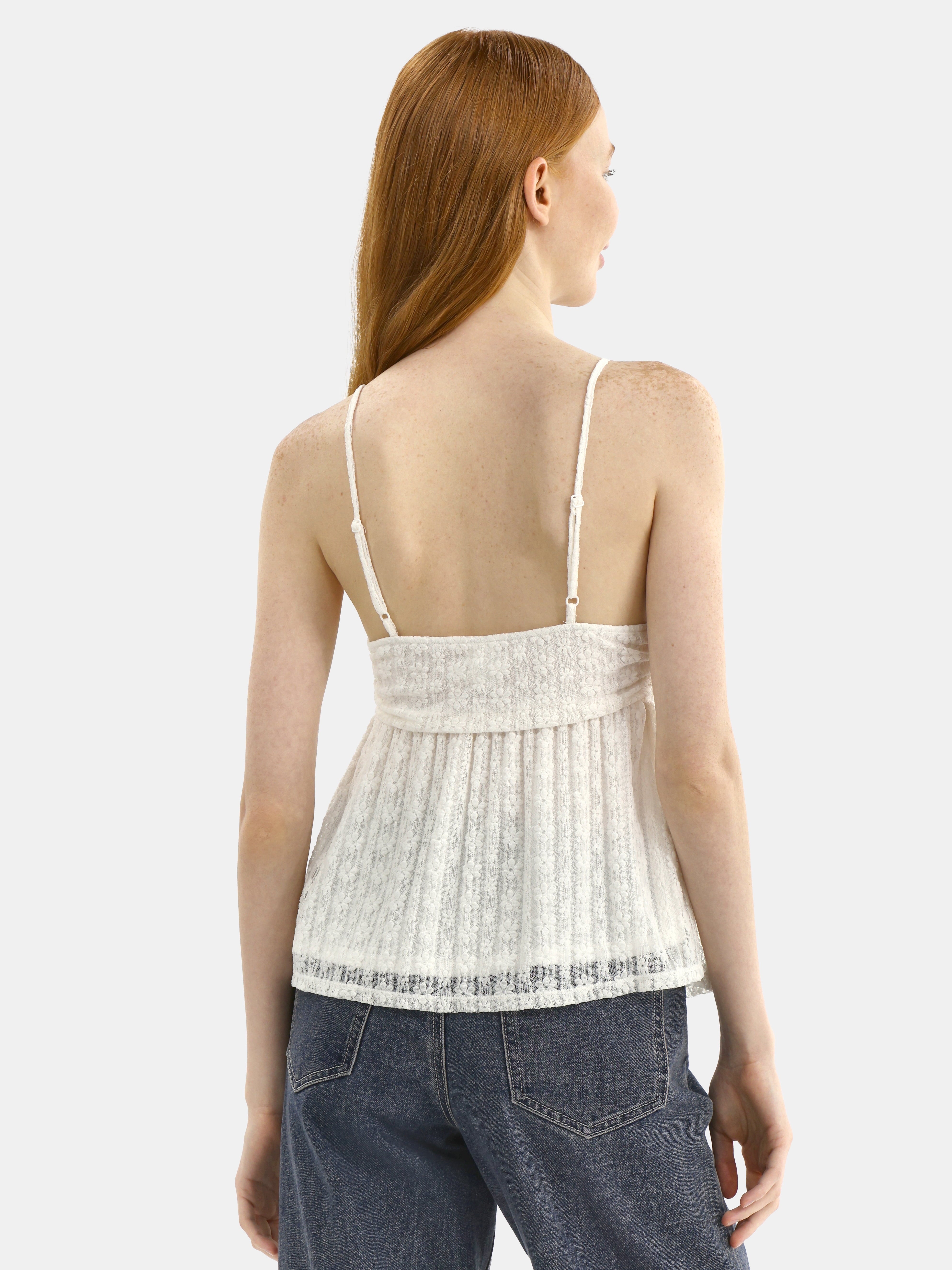 No Boundaries Babydoll Lace Top, Women's