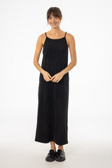 Black Microsuede Maxi Jumper