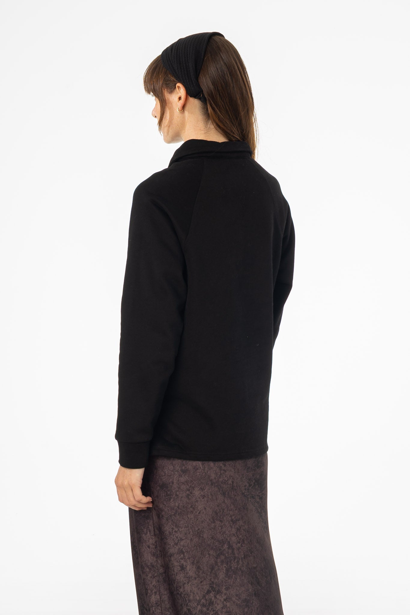Black Polo Sweatshirt