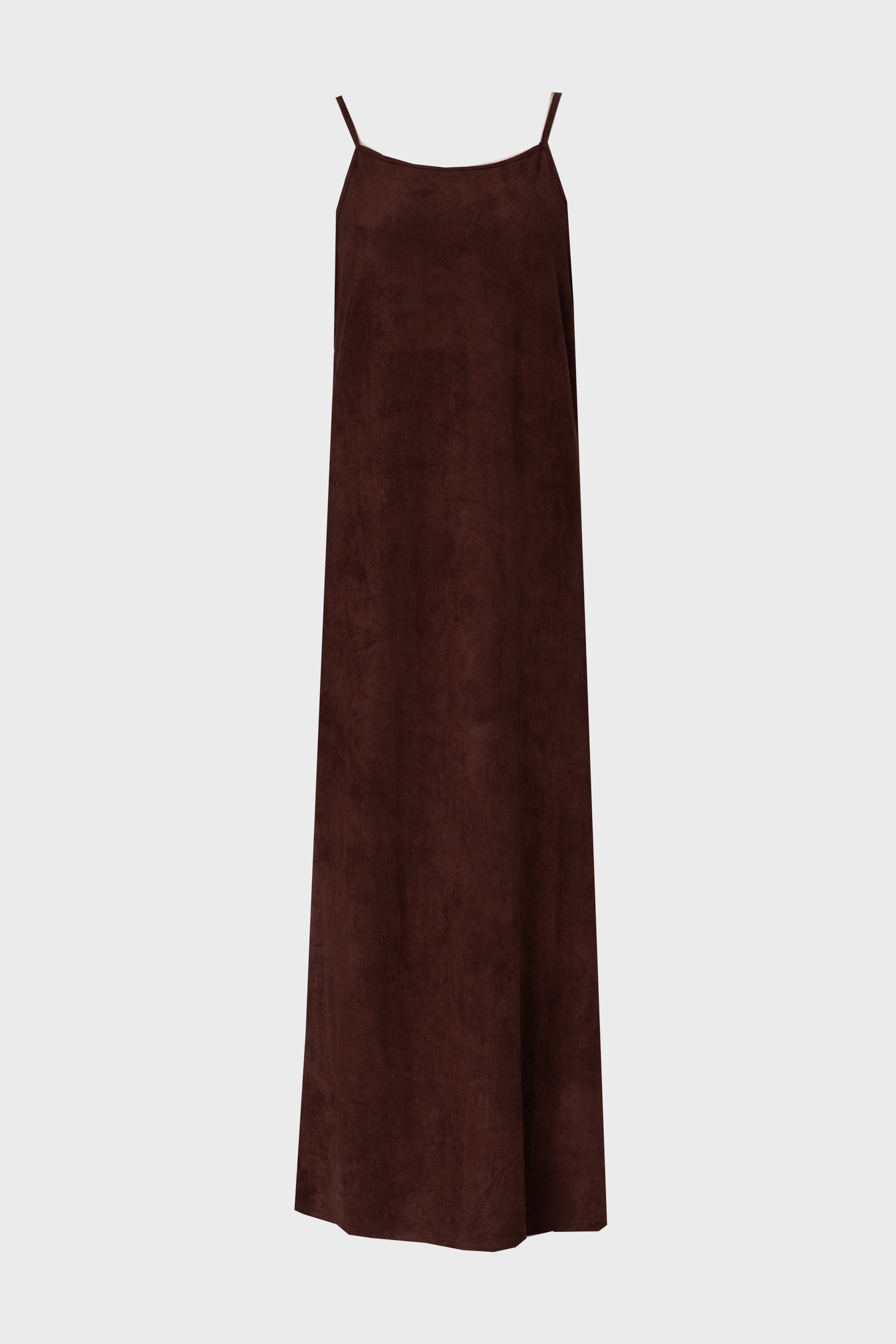 Maroon Microsuede Maxi Jumper