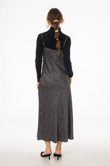 Black Polka Dot Slip Jumper