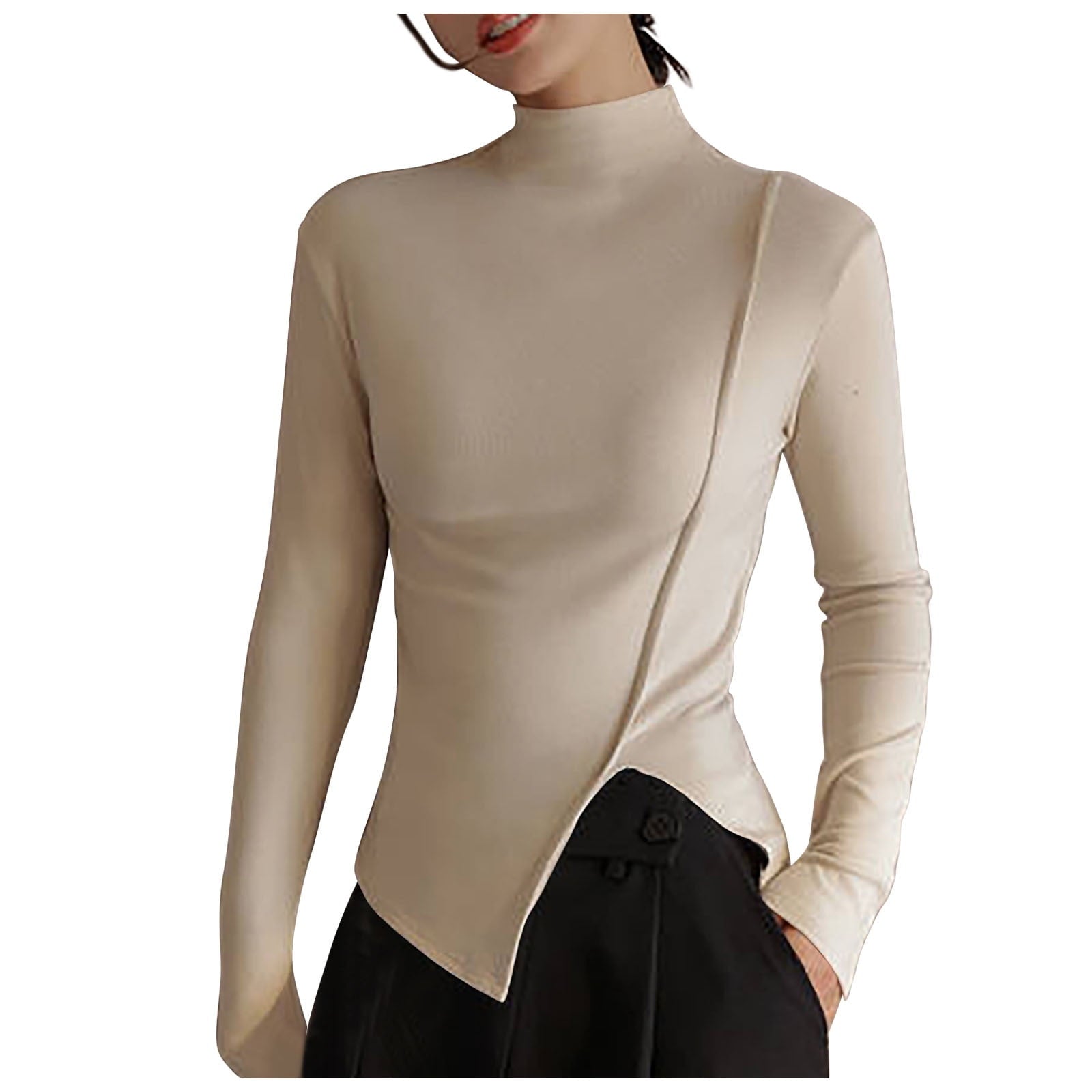 Womens Winter Clothes Women'S Winter Bottomed Double-Sided Long Sleeve Clothes Women'S Winter Clothes