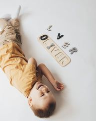 Baby Gift, Wooden Name Puzzle with Pegs, Gifts for Kids, Personalized Gift for Toddler, Montessori Toys, 1 Year Old Gift, Baby Shower Gift